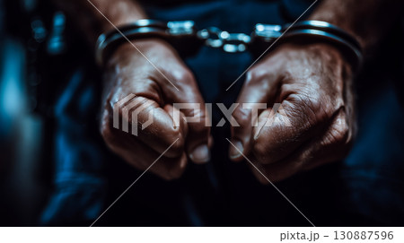 拘束と罰をテーマにした抽象的イメージ 130887596