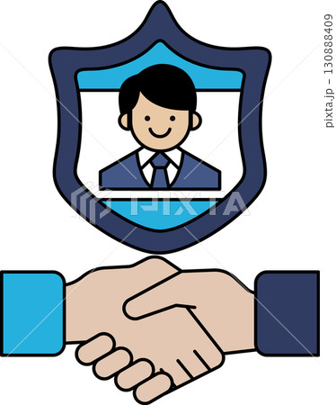 A man is holding hands with another man and they are both smiling 130888409