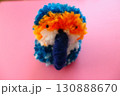 カワセミの毛糸ポンポン 130888670