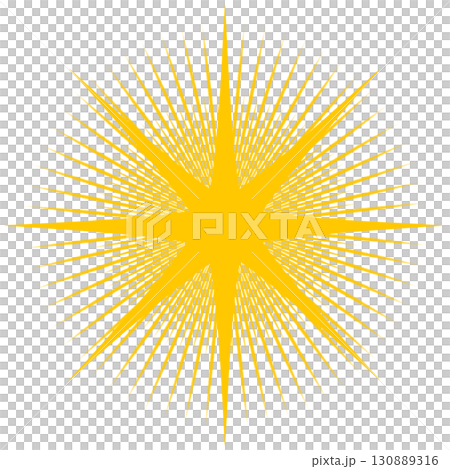 Divine light explosion effect | Radiant glow spreading like the sun (PNG with transparent background) 130889316