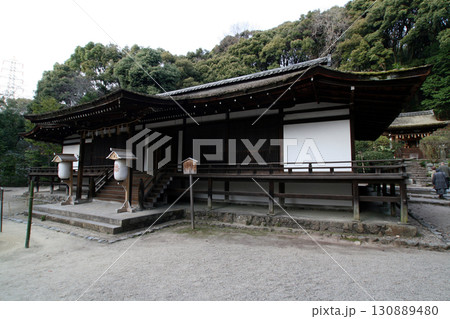 京都宇治・宇治上神社拝殿 京都宇治・宇治上神社拝殿 130889480