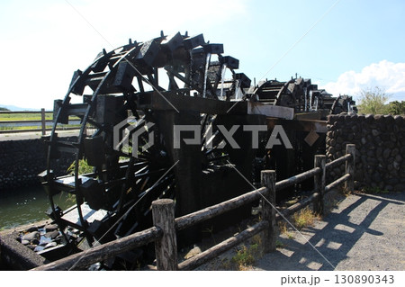 朝倉の三連水車 130890343