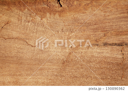 Old brown wood texture with natural wood veins 130890362