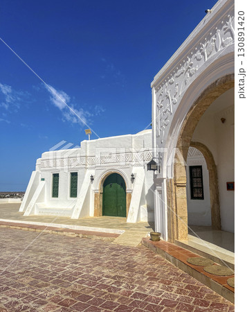 Exploring the unique architecture of Musee Guellala in Djerba, Tunisia on a sunny day 130891420