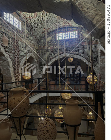 Explore traditional pottery at the Guellala shop in Djerba, Tunisia amid stunning desert scenery Explore traditional pottery at the Guellala shop in Djerba, Tunisia amid stunning desert scenery 130891471