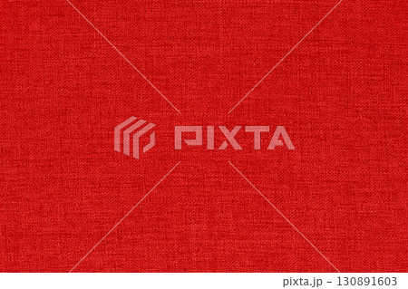 Dark red linen fabric cloth texture background, seamless pattern of natural textile. 130891603