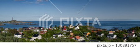 Village A I Lofoten At The End Of Lofoten Islands In Norway Village A I Lofoten At The End Of Lofoten Islands In Norway 130891757