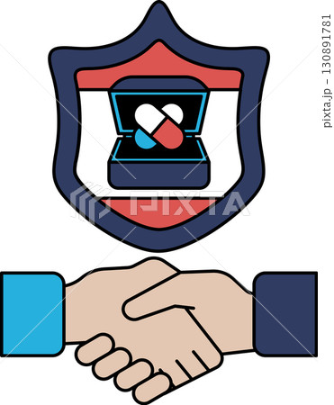 A black and white image of two hands shaking with a ring in the middle A black and white image of two hands shaking with a ring in the middle 130891781