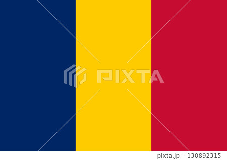 Illustration of Chad Flag. The Flag of Chad A Detailed National Symbol of Patriotism and Freedom. 130892315