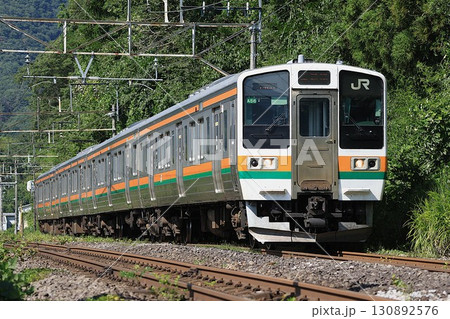 【JR東日本】211系3000番台（上越線：上牧〜後閑） 130892576