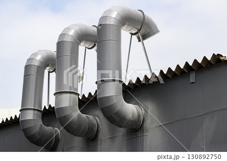 工場設備　排気ダクト 130892750