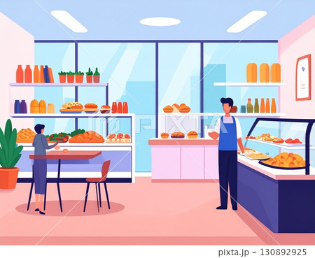 デパート地下のデリの店 130892925