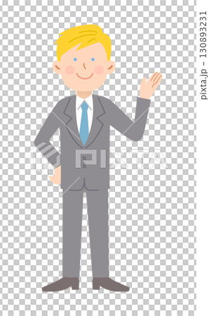 A white male employee guiding the staff A white male employee guiding the staff 130893231