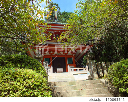 京都・鞍馬寺多宝塔 130893543
