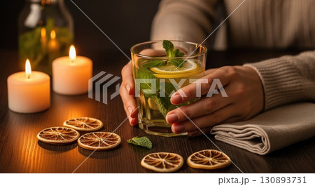 Evening Detox with Candlelight 130893731
