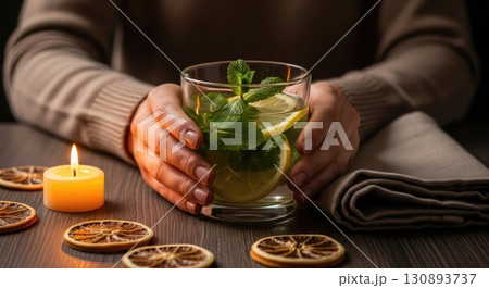 Evening Detox with Candlelight Evening Detox with Candlelight 130893737