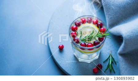Winter Detox with Cranberries 130893902