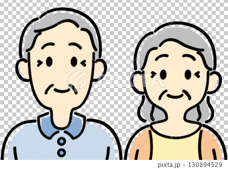 微笑的老夫婦② 微笑的老夫婦② 130894529