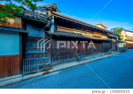 滋賀県 近江八幡の町並み 滋賀県 近江八幡の町並み 130895035