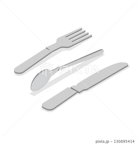 3D Isometric Flat  Set of Plastic Waste. Item 8 130895414