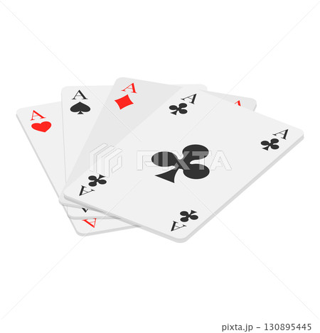 3D Isometric Flat Set of Casino Elements. Item 6 3D Isometric Flat Set of Casino Elements. Item 6 130895445