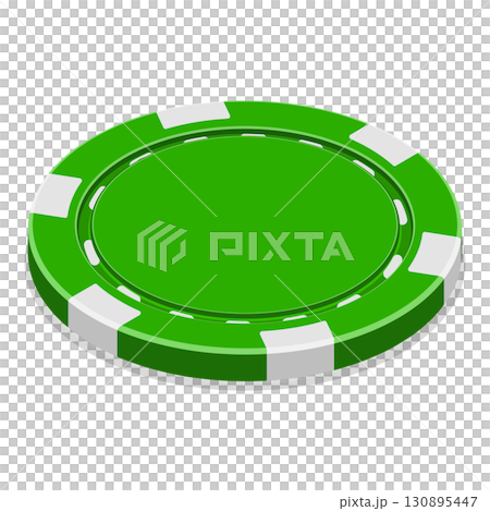 3D Isometric Flat Set of Casino Elements. Item 8 3D Isometric Flat Set of Casino Elements. Item 8 130895447