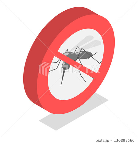 3D Isometric Flat  Illustration of Disinfection Service. Item 1 130895566