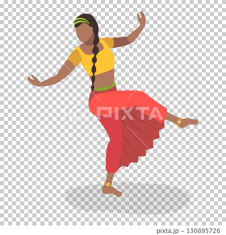 3D Isometric Flat Set of India Culture, Art and Music. Item 3 3D Isometric Flat Set of India Culture, Art and Music. Item 3 130895726