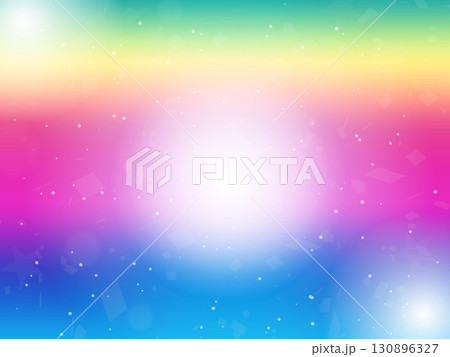 カラフルなキラキラ背景 130896327