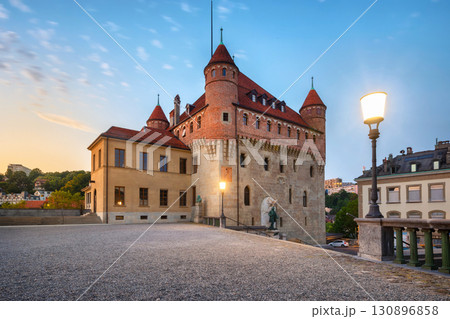 Saint-Maire Castle in Lausanne, Switzerland 130896858