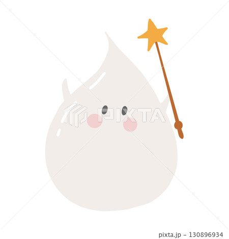 Halloween Cookies with eyes. Vector flat illustration isolated on white background. Cartoon children clipart Halloween Cookies with eyes. Vector flat illustration isolated on white background. Cartoon children clipart 130896934