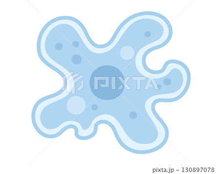 かわいいアメーバのイラスト素材 130897078