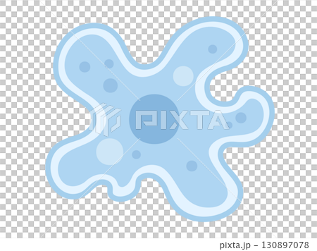 かわいいアメーバのイラスト素材 130897078