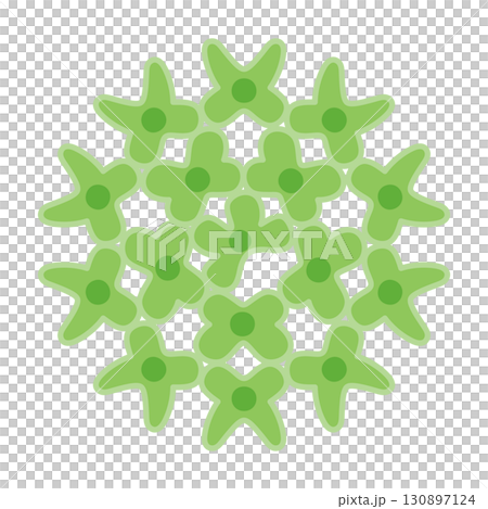 かわいいクンショウモのイラスト素材 130897124