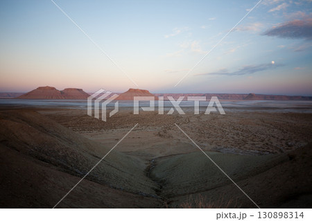Karyn Zharik depression, Mangystau region, Ustyurt natural reserve, Kazakhstan 130898314