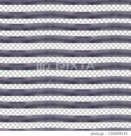 Seamless striped pattern. Gray-violet watercolor stripe. Simple and easy print on pillows, tablecloths and other fabrics. Modern style 130899545