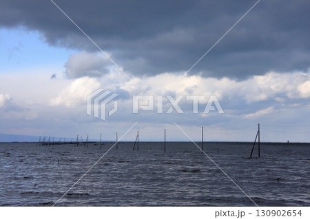 熊本県有明海のインスタ映えスポット長部田海床路 130902654