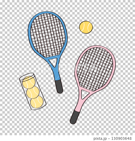 網球器材插圖 網球器材插圖 130903648
