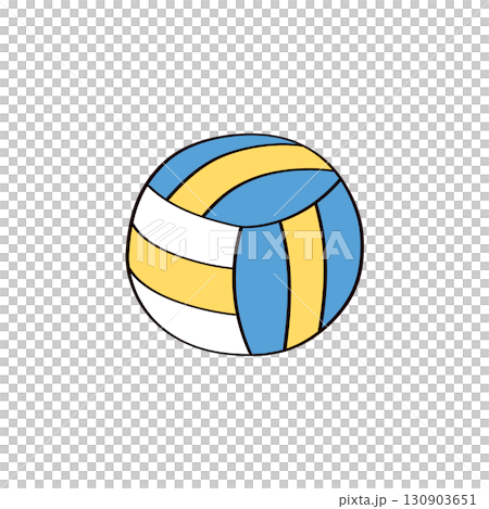 バレーボールのイラスト 130903651
