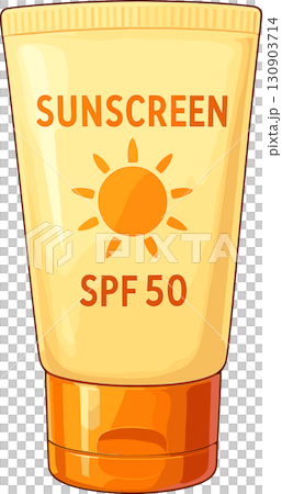 日焼け止めクリームのイラスト 日焼け止めクリームのイラスト 130903714