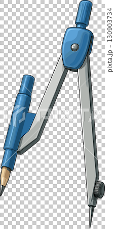 シンプルなコンパスのイラスト 130903734