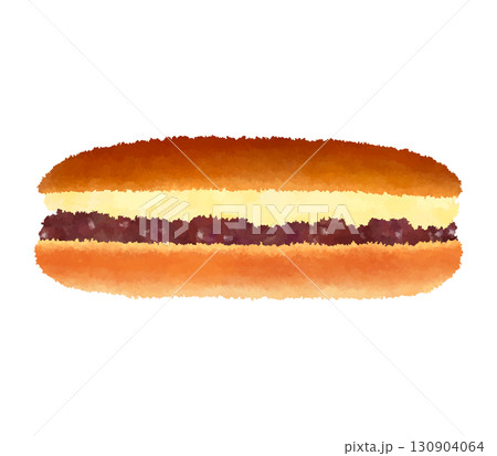 コッペパンあんバターサンド_クレヨンタッチ 130904064