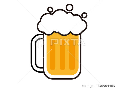 生ビールのアイコン 130904463