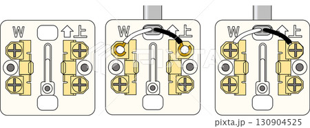 露出型コンセント 130904525