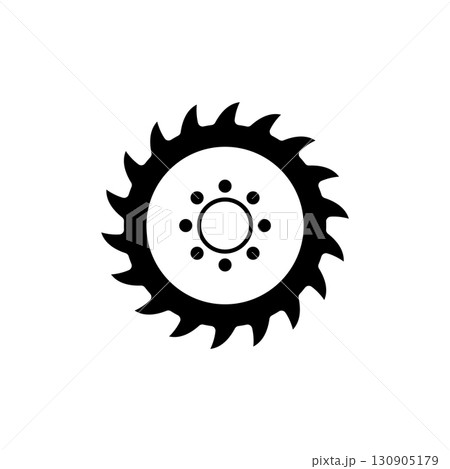 Black saw blade 130905179