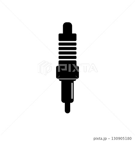 silhouette of a spark plug. 130905180