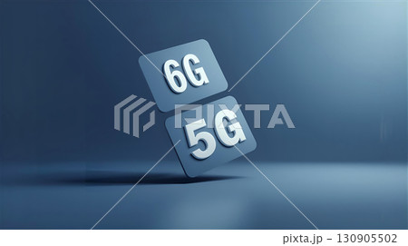 5Gと6Gの3dグラフィック 5Gと6Gの3dグラフィック 130905502