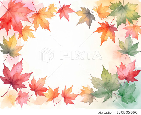紅葉　もみじ　フレーム 130905660