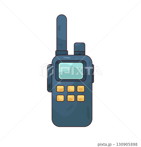 illustration of walkie talkie 130905898