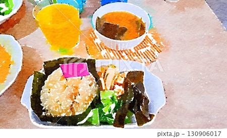 透明水彩 水彩画 食べ物 130906017